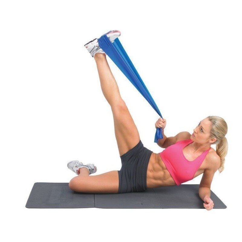 Bandes De Résistance Avec Poignées - Lot De 2, Design En 8, Pour Yoga, Musculation, étirement