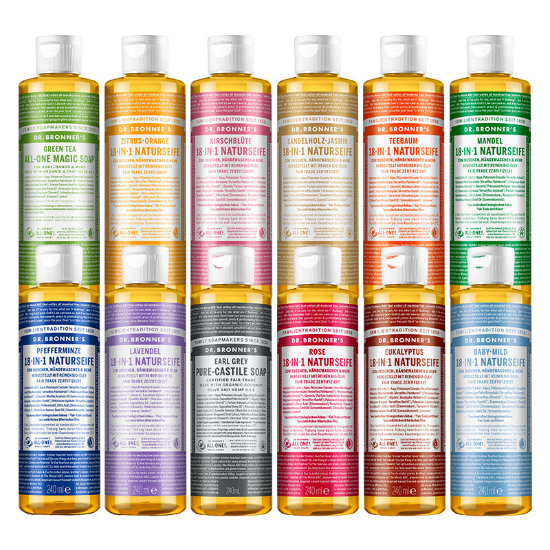 Savon liquide 18 en 1 -Dr Bronner's