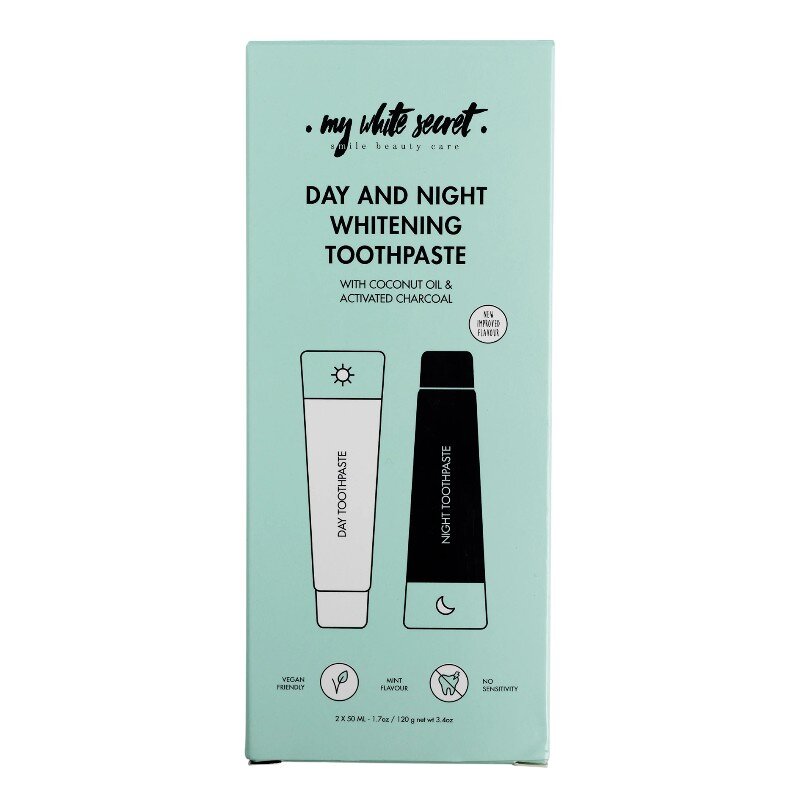Day and Night Whitening Toothpaste-My White Secret