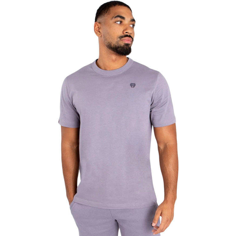 T-Shirt Silent Power Lavendelgrau