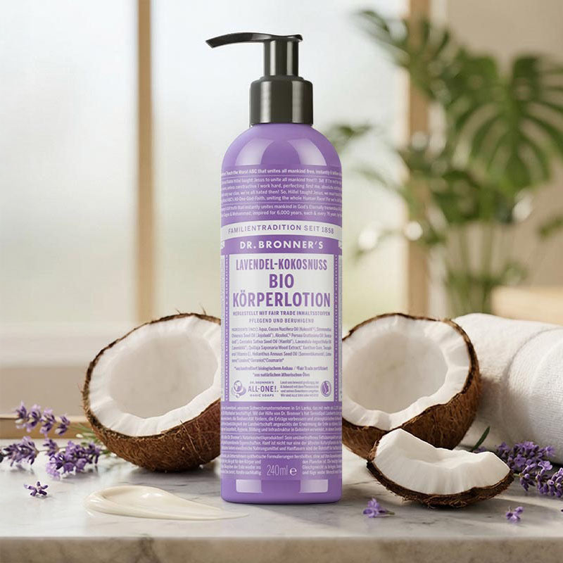 Bio-Feuchtigkeitsmilch Lavendel - Kokosnuss