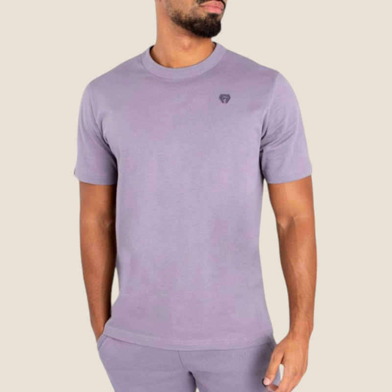 T-Shirt Silent Power Lavendelgrau