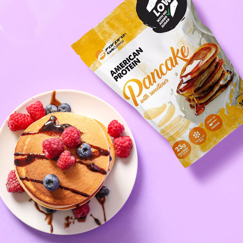 Amerikanischer Proteinpfannkuchen