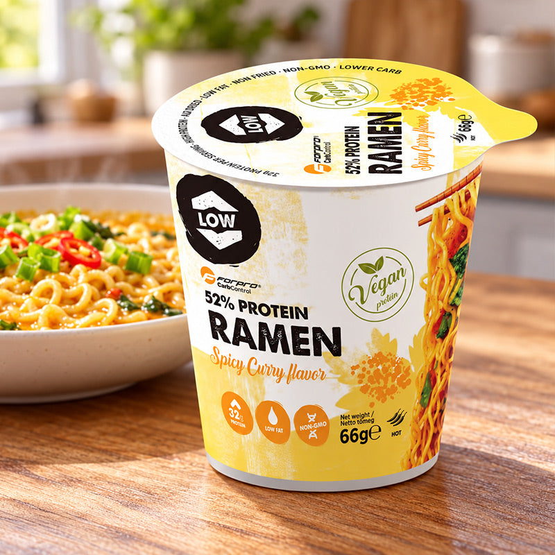 Protein Ramen Curry Épicé