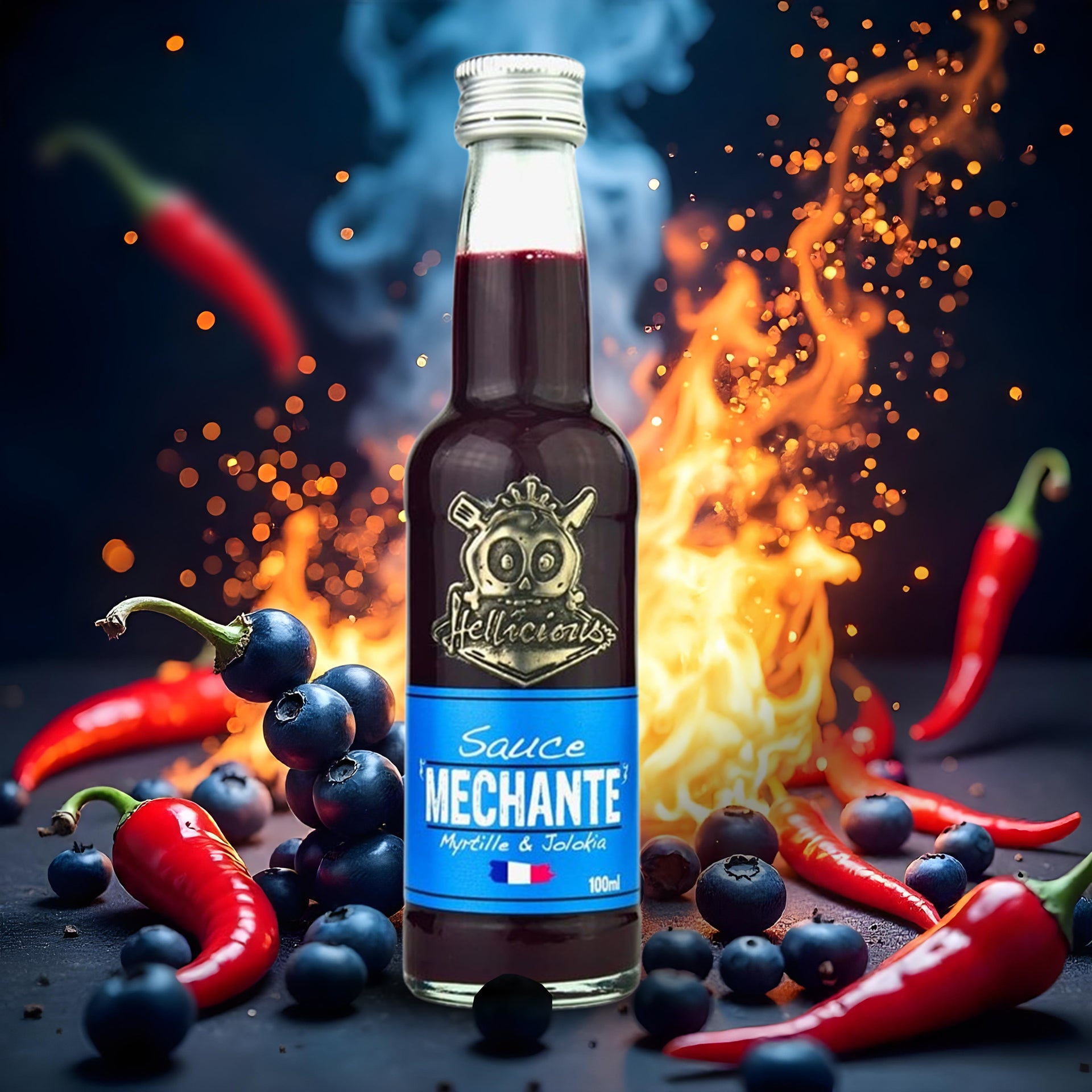 Böse Sauce Blaubeere & Jolokia 