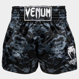 Klassische Muay Thai Shorts Dunkel Camo 
