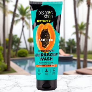 Shampoing et gel douche « After sport » pour elle