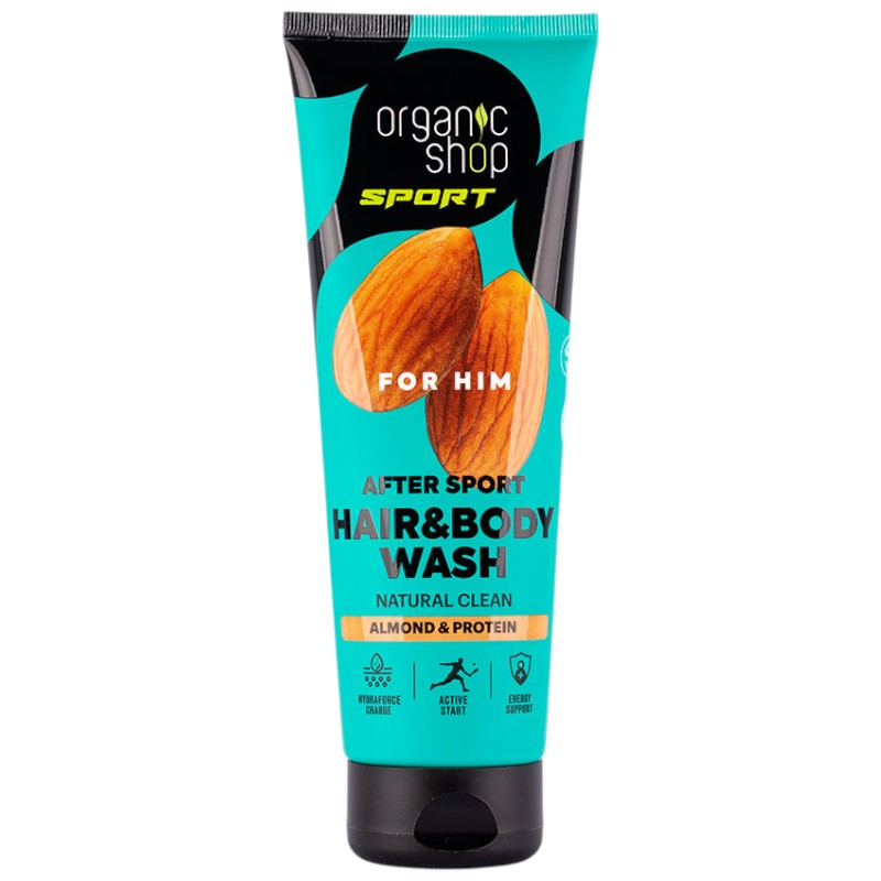 Shampoing et gel douche « After sport » pour lui